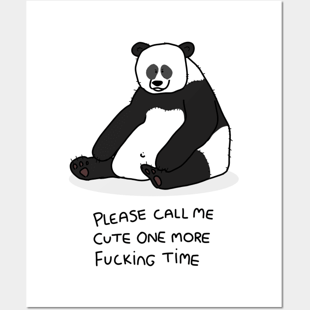 Grumpy Panda Wall Art by grumpyanimals